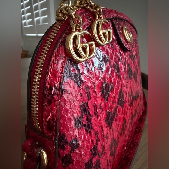 GUCCI Python Dome Bag - Picture 11 of 15